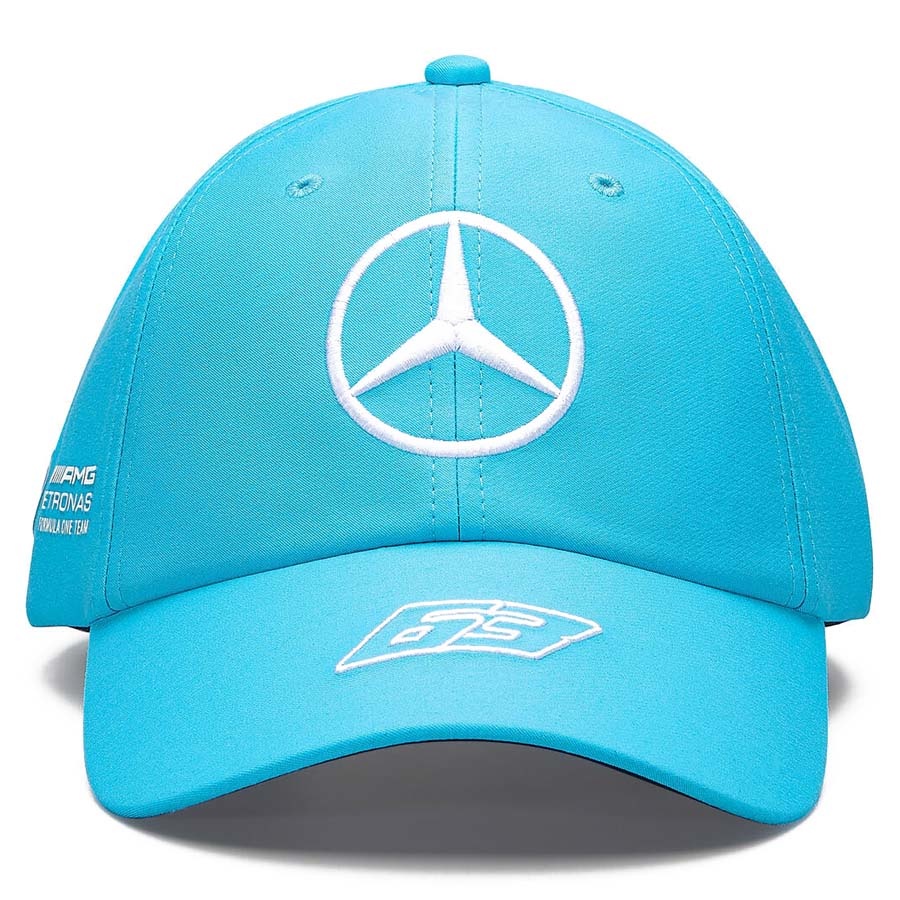 Kids' 2023 Mercedes AMG Petronas Motorsport George Russell Driver Baseball Cap Blue