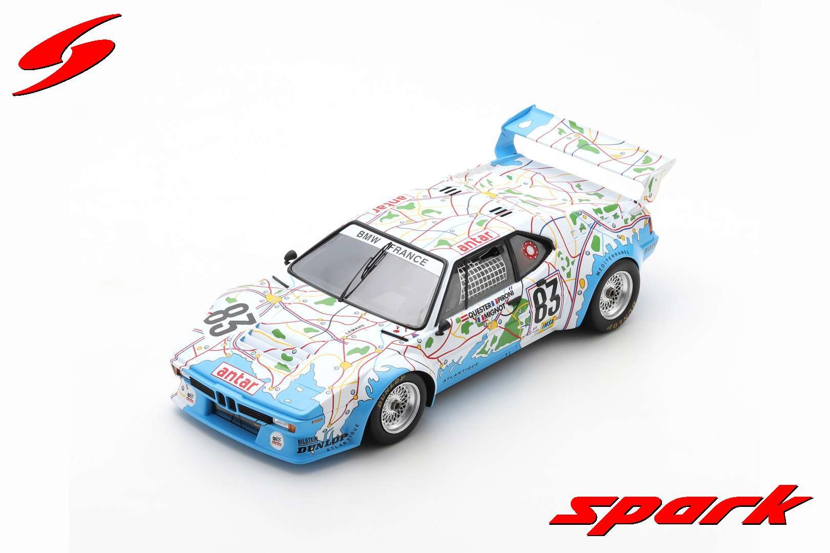 1:18 BMW M1 D. Pironi - D. Quester - M. Mignot, 24H of Le Mans 1980