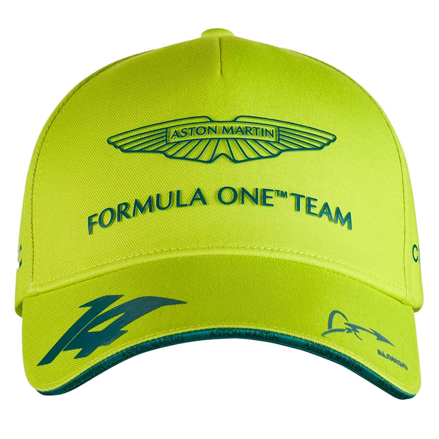 Adult' 2023 Aston Martin Cognizant F1 Fernando Alonso Drivers Cap Lime