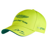 Adult' 2023 Aston Martin Cognizant F1 Fernando Alonso Drivers Cap Lime