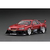 1:18 LB-WORKS Silhouette Nissan Skyline R-34 Red & Black Ignition Models