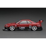 1:18 LB-WORKS Silhouette Nissan Skyline R-34 Red & Black Ignition Models