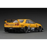 1:18 LB-WORKS Silhouette Nissan Skyline R-34 Yellow & Black Ignition Models