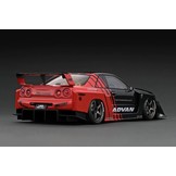 1:18 LB-WORKS Silhouette Nissan Skyline R-34 Black & Red Ignition Models