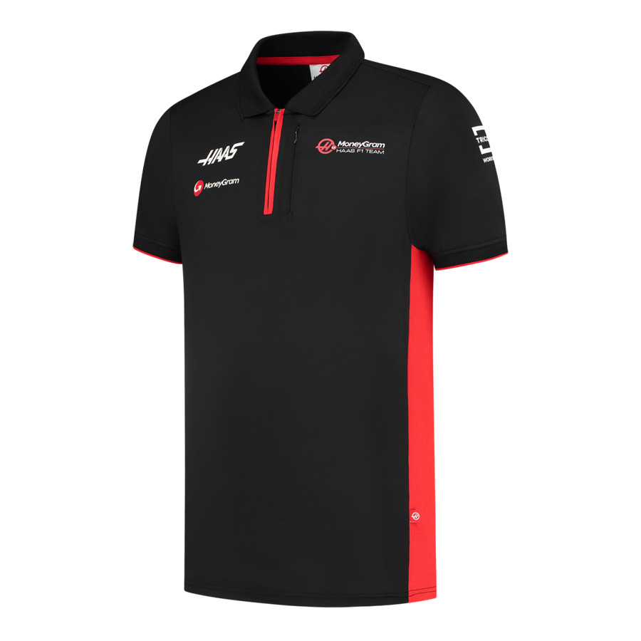 Adult' 2023 Haas F1 Team Polo Zwart