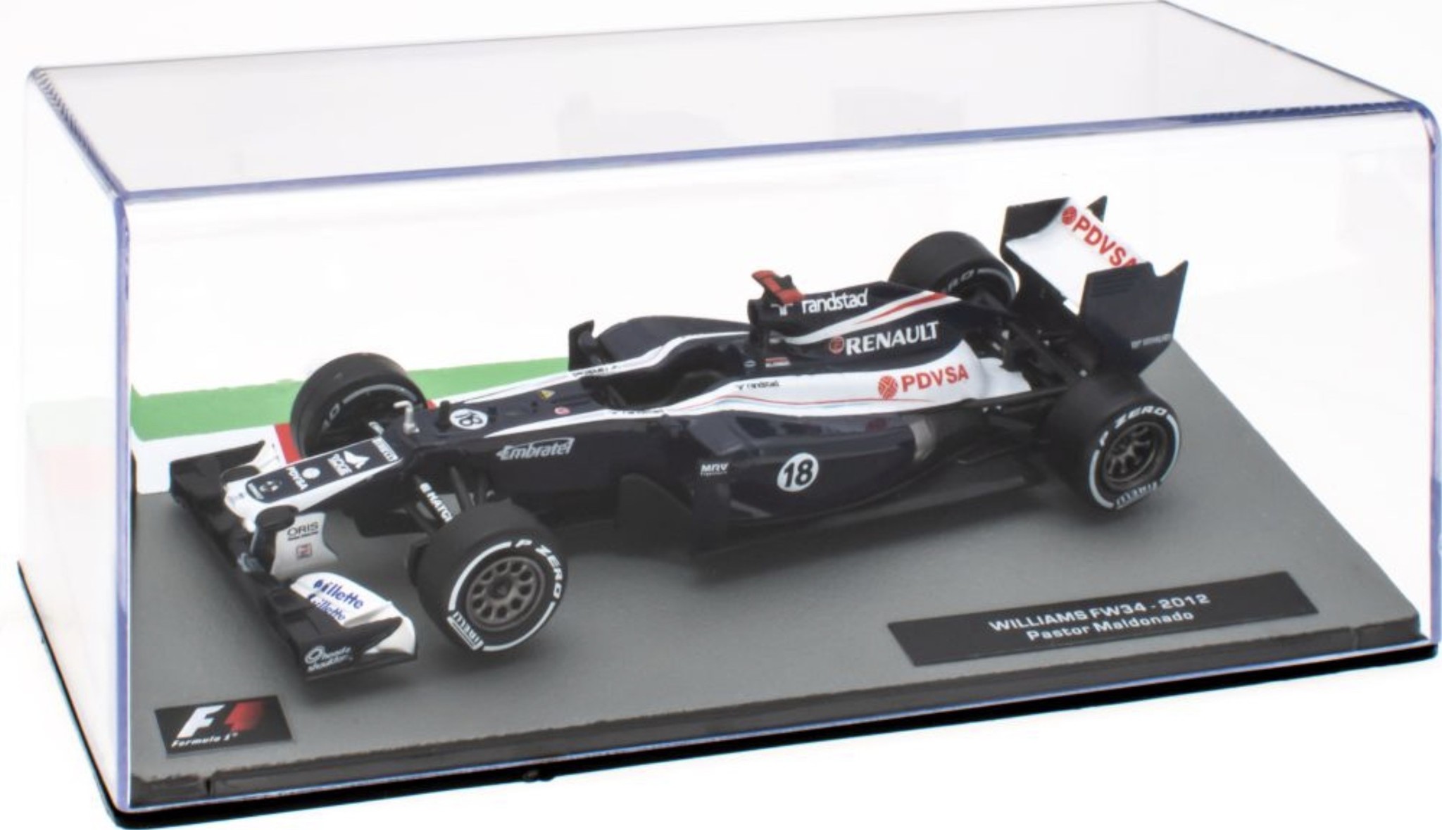 1:43 Williams FW34 #18 Pastor Maldonado 2012