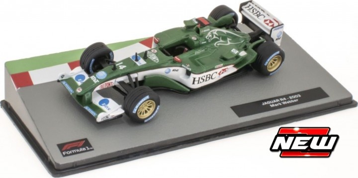 1:43 Jaguar R4 #14 Mark Webber 2003