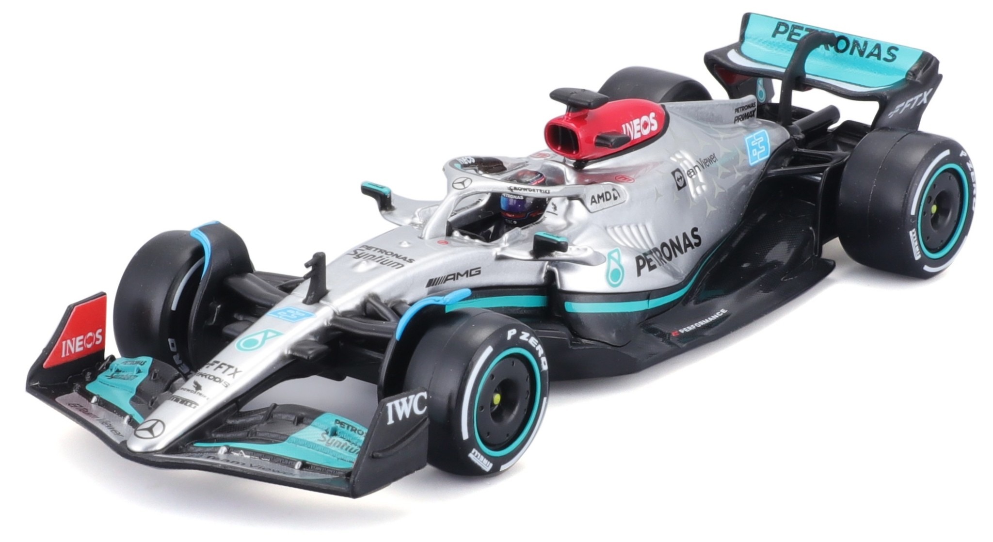 1:43 Mercedes-AMG F1 W13 #63 Russell 2022 Bburago
