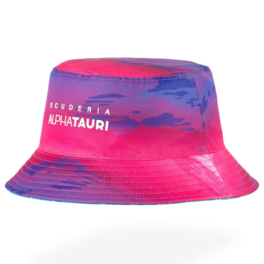 2023 Scuderia AlphaTauri Team Reversible Bucket Hat Special Edition Miami GP