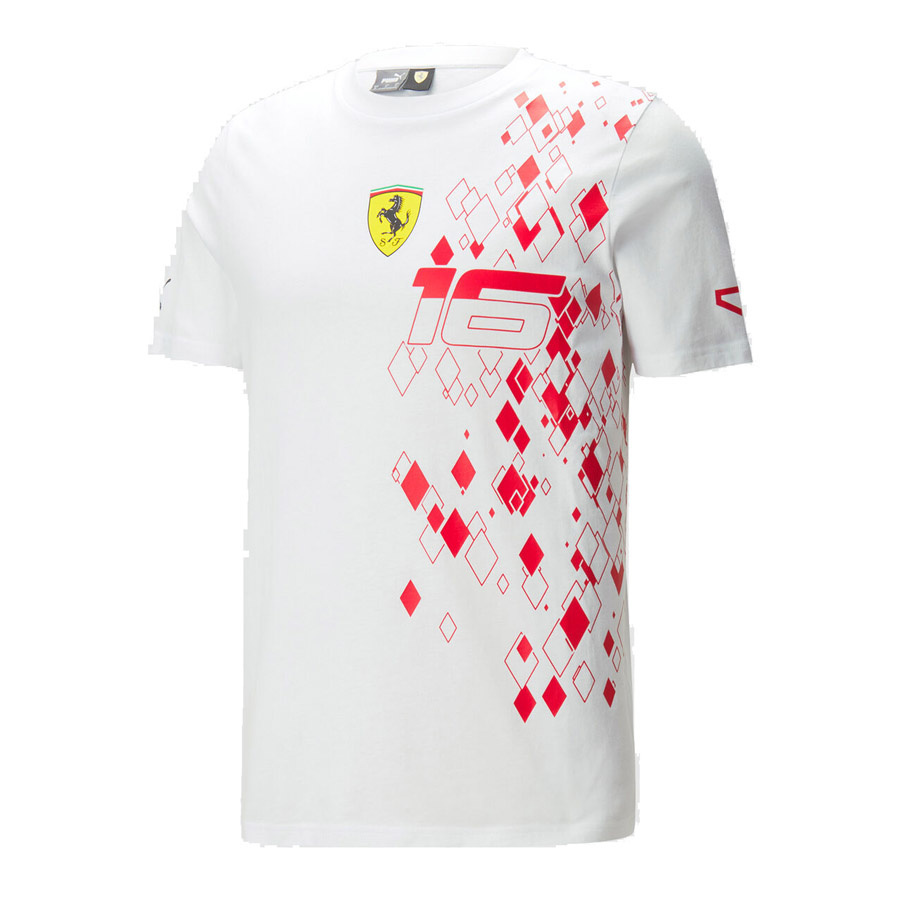 Adult' 2023 Scuderia Ferrari Leclerc GP Monaco Tee