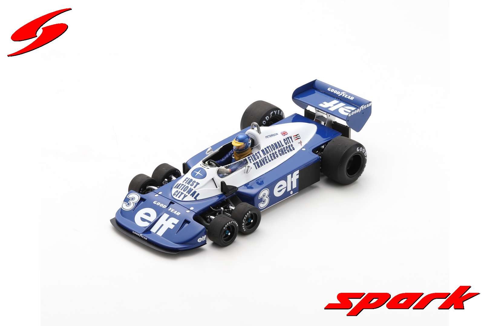 1:18 Tyrrell P34 #3 Ronnie Peterson - 9th Place Germany GP 1977 Spark