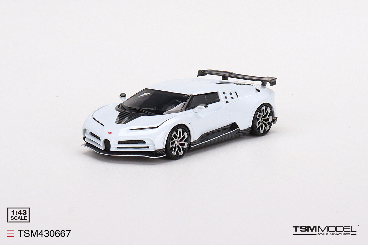 1:43 Bugatti Centodieci White