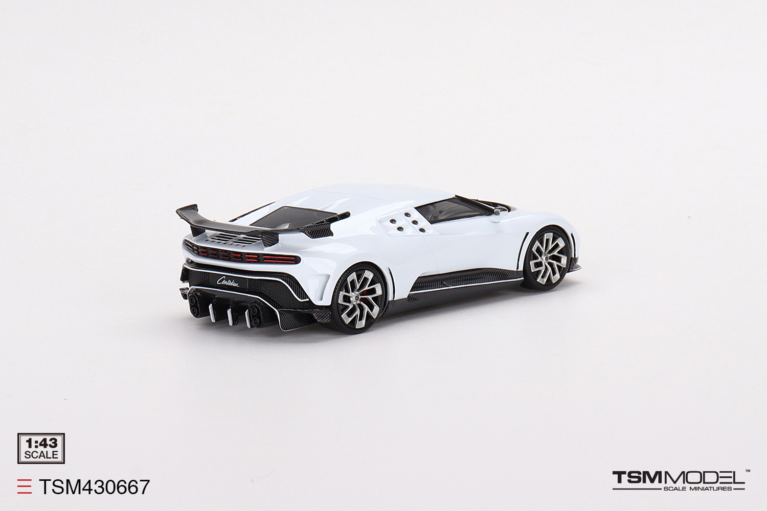 1:43 Bugatti Centodieci White
