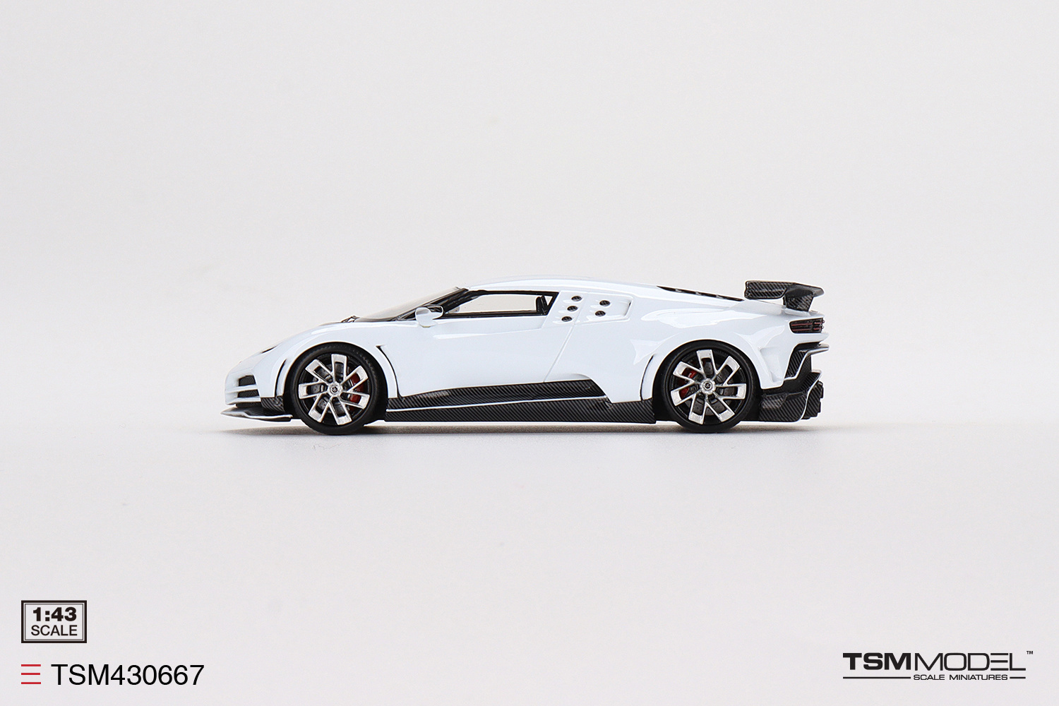 1:43 Bugatti Centodieci White