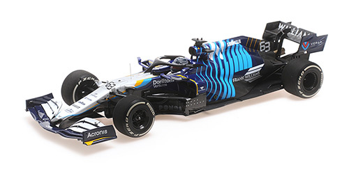 1:18 Williams FW43B G. Russell, GP Saudi Arabia 2021 Limited edition 1/330 pcs.