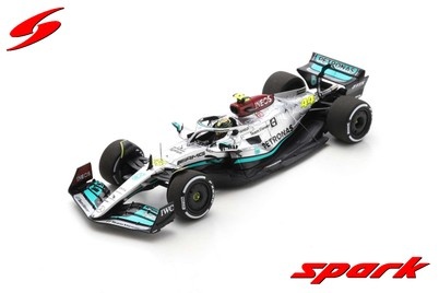 1:43 Mercedes AMG F1 W13 #44 Lewis Hamilton - Grand Prix Frankrijk 2022 Spark