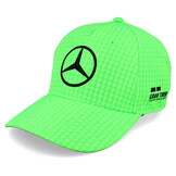 'Adult' 2023 Mercedes AMG Petronas Motorsport Lewis Hamilton Driver Baseball Cap Fluor Grun