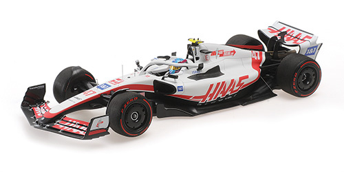 1:18 Haas F1 VF-22 #47 Mick Schumacher - Grand Prix Engeland 2022 Minichamps