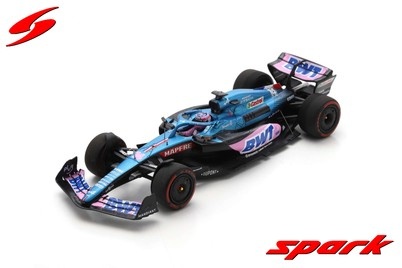 1:43 Alpine A522 #14 Fernando Alonso - Grand Prix Brazil 2022 Spark