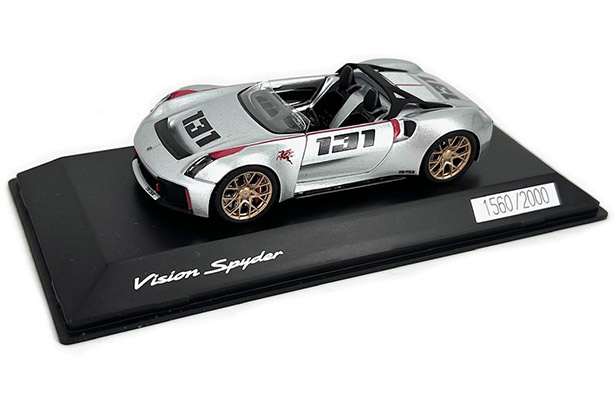 1:43 Porsche Vision Spyder Spark Dealer Model