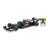 1:43 Mercedes W12 #44 Lewis Hamilton - Grand Prix Russia 2021 Minichamps