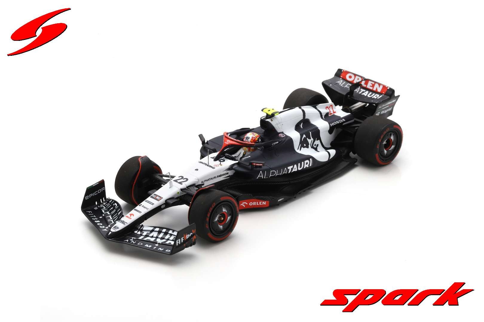 1:43 Scuderia Alpha Tauri AT04 #22 Yuki Tsunoda - Grand Prix Bahrain 2023