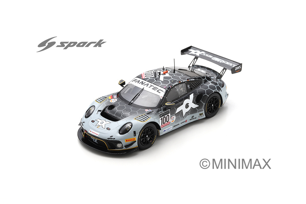 1:43 Porsche 911 GT3 R #100, Toksport WRT '24 Hours Spa 2022'
