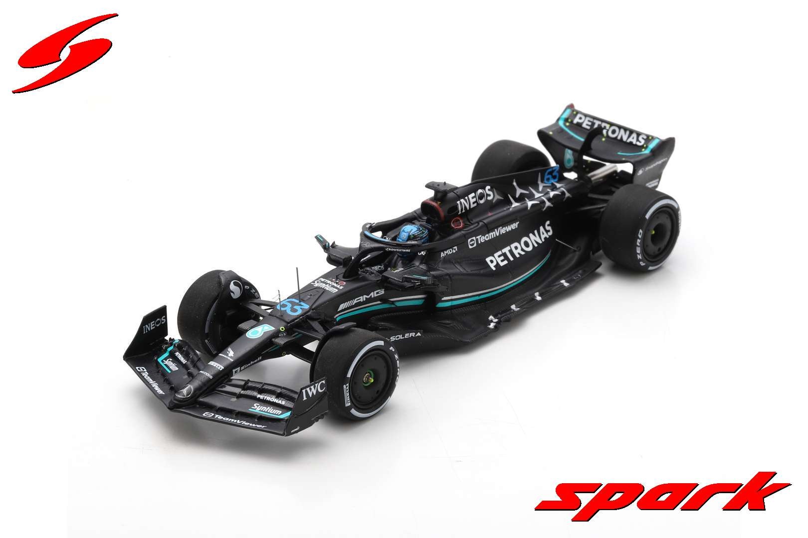 1:43 Mercedes AMG Petronas F1 W14,  #63 '4th Saudi Arabian Grand Prix 2023