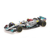 1:18 Mercedes W13 #44 Lewis Hamilton Grand Prix Miami 2022 - Minichamps