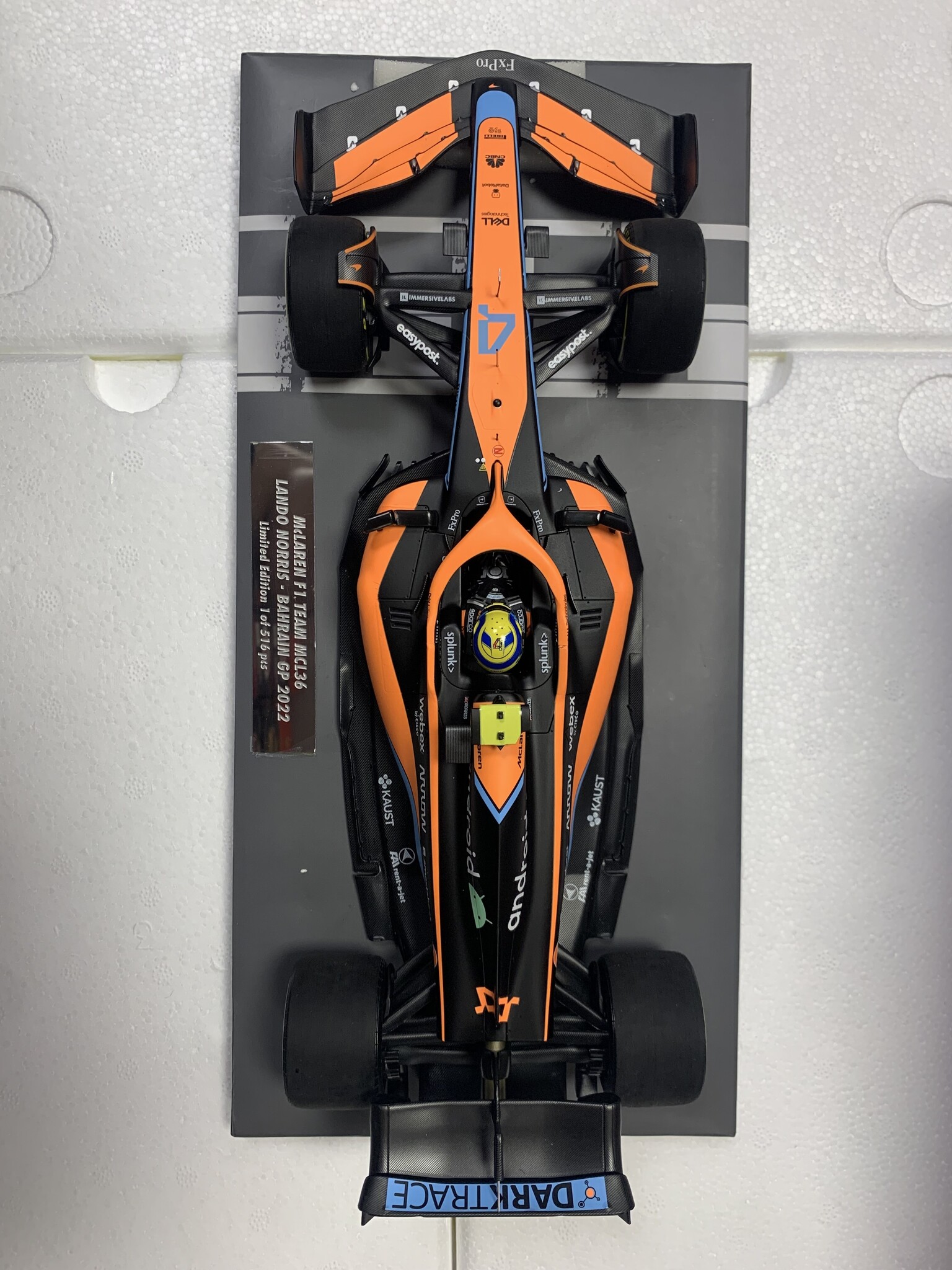 1:18 McLaren MCL36, L. Norris 'Grand Prix Bahrein 2022 *Minichamps* Limited edition 1/516 pcs.