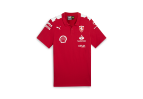 'Adult' Scuderia Ferrari '2023  GP Las Vegas by Joshua Vides Special Edition Polo'