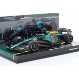1:43 Aston Martin Cognizant AMR23, F. Alonso '3rd place Bahrein GP 2023 *Incl. pit sign'