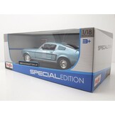 Ford Mustang GT Cobra 1968 in Blue/Black Scale 1:18 by Maisto