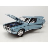 Ford Mustang GT Cobra 1968 in Blue/Black Scale 1:18 by Maisto