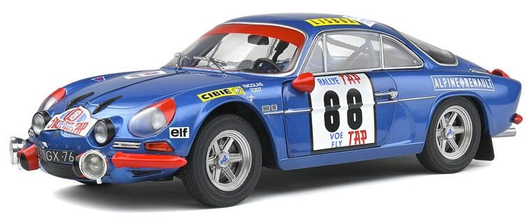 1:18 Renault Alpine A110 1600S Rally du Por. '71 #88 Nicolas/Todt