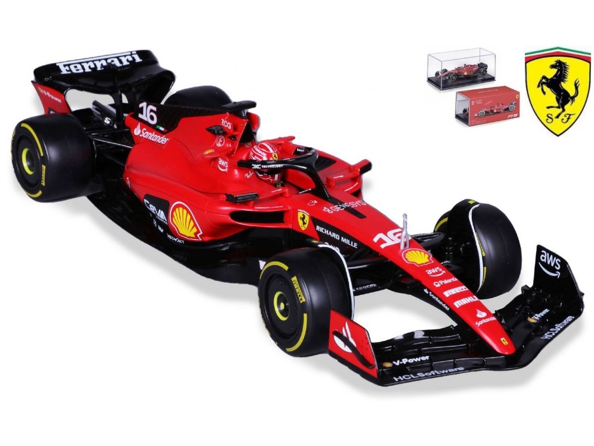 1:43 Ferrari SF-23 C. Leclerc 'Season 2023' Deluxe