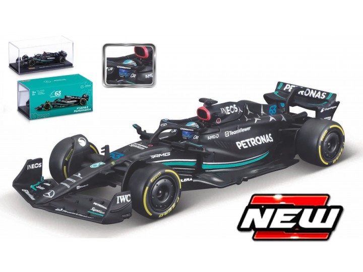 1:43 Mercedes Benz AMG W14, G. Russell 2023 *Bburago Luxe