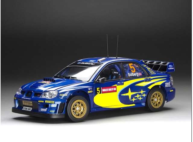 1:18 Subaru Impreza WRC06 #5 P. Solberg & P. Mills '2006 Rally Wales'