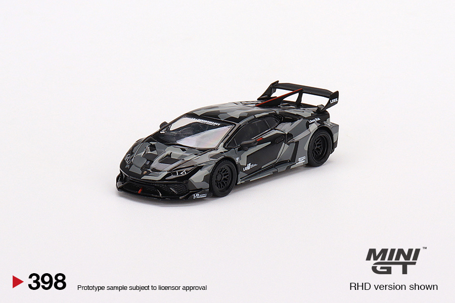 1:64 Lamborghini Huracan Liberty Walk Silhouette Digital Camouflage LHD MiniGT