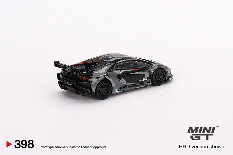 1:64 Lamborghini Huracan Liberty Walk Silhouette Digital Camouflage LHD MiniGT