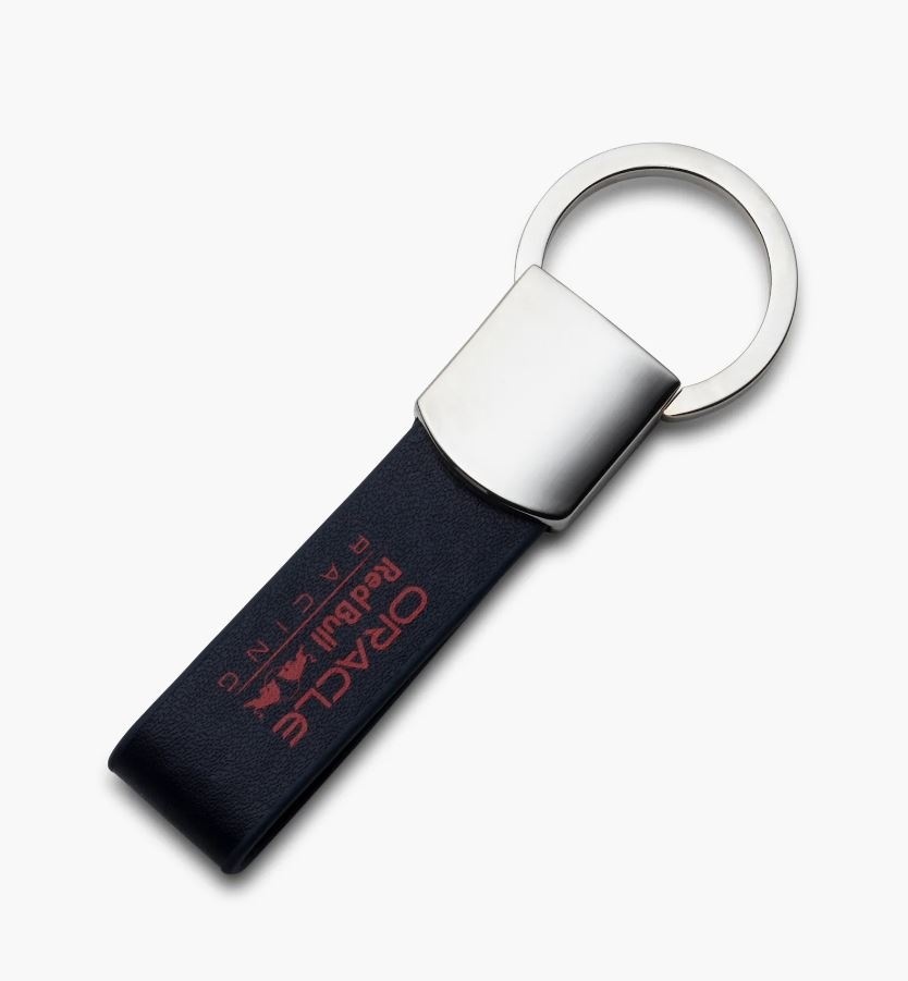 Red Bull Leather Keyring