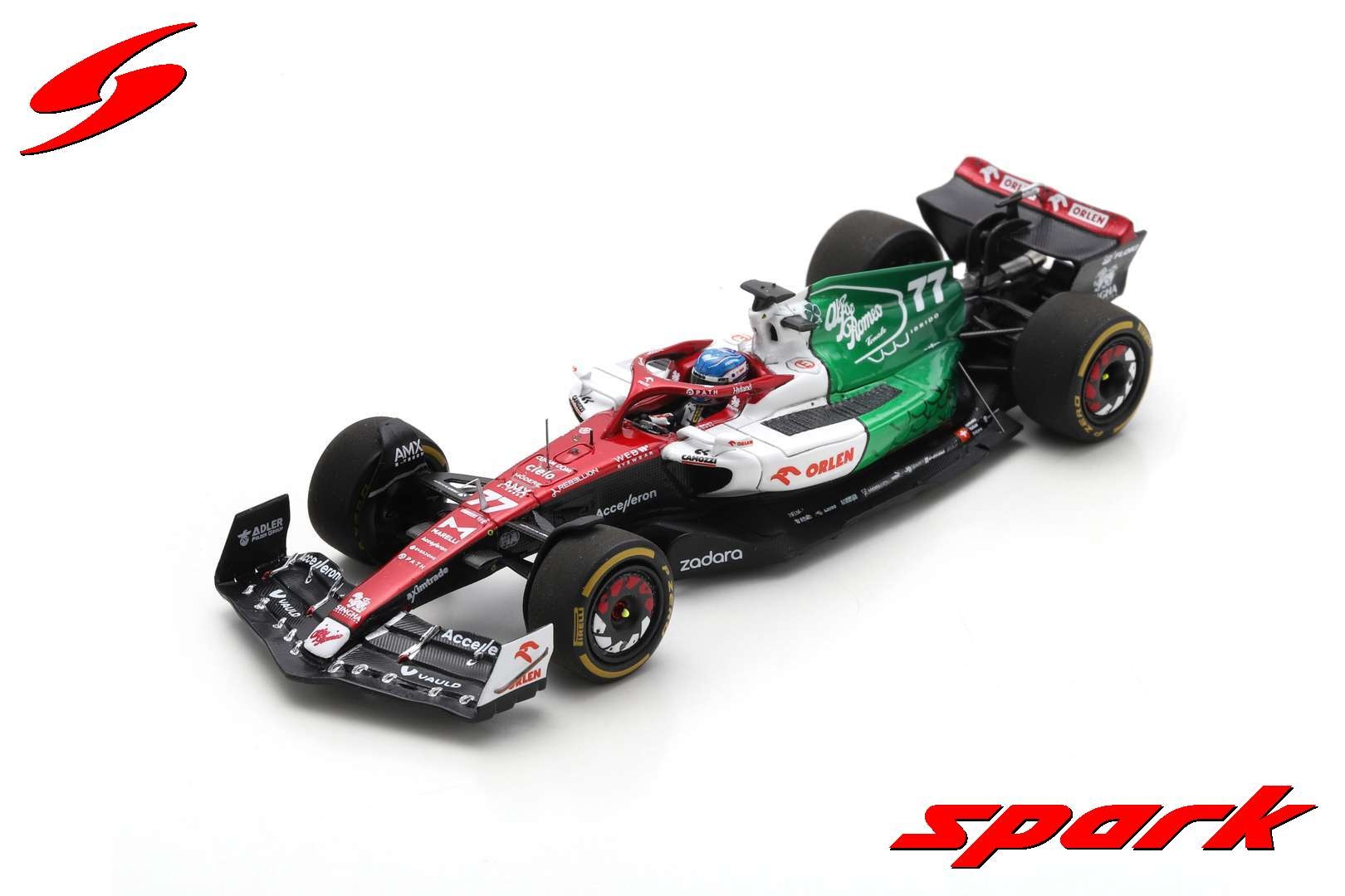 1:43 Alfa Romeo C42, V. Bottas 'Grand Prix  Azerbeidzjan 2022'