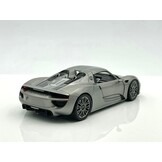 Welly 1:18 Porsche 918 Spyder Hard-Top Grau Metall