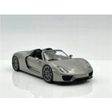 Porsche 918 Spyder Cabriolet Open Top Silver Grey