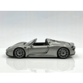 Porsche 918 Spyder Cabriolet Open Top Silver Grey