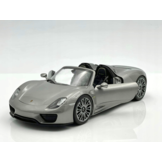 Porsche 918 Spyder Cabriolet Open Top Silver Grey