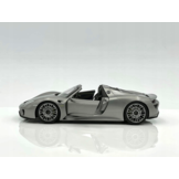 Porsche 918 Spyder Cabriolet Open Top Zilvergrijs