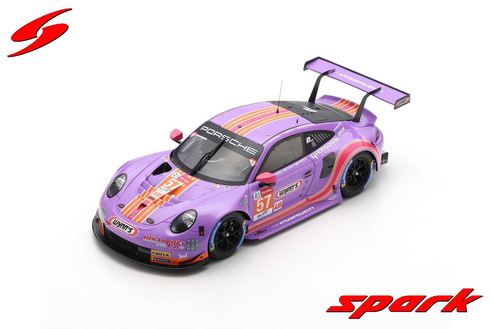Modell Auto 1:18 Porsche 911 RSR #57 Team Project 1 24H Le Mans 2020 Spark