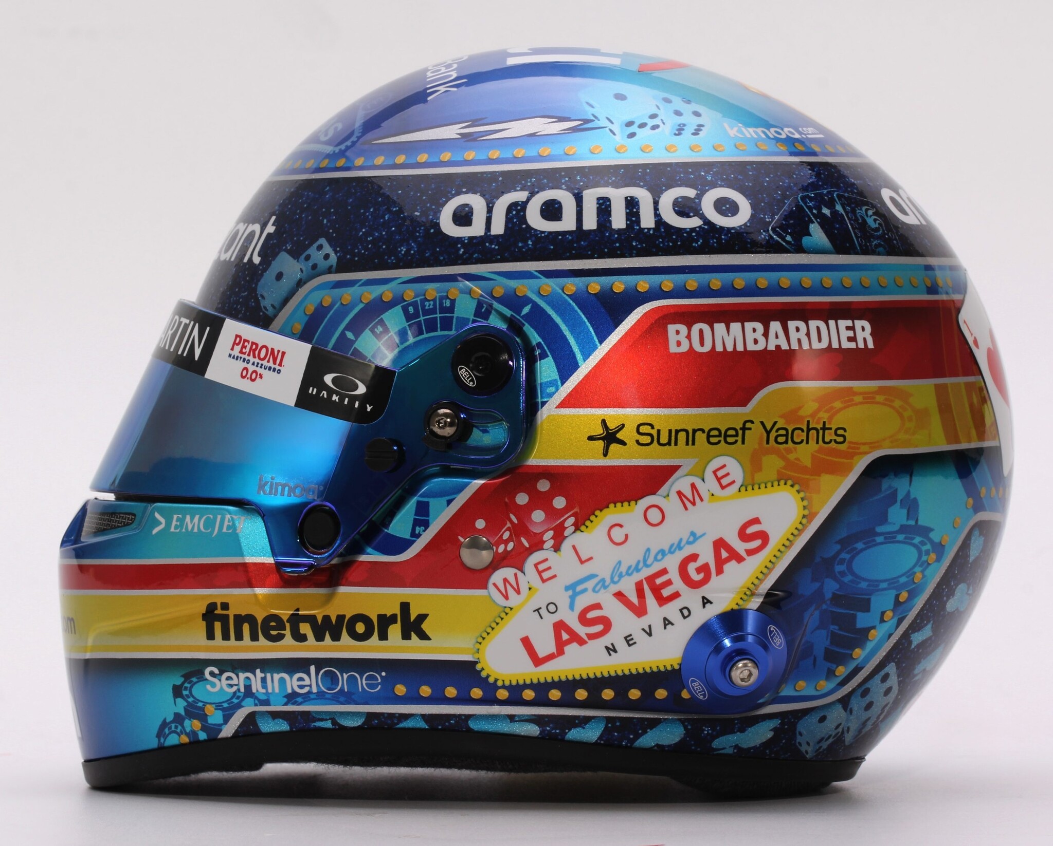 1:2 Bell Helm F. Alonso 'Grand Prix Las Vegas 2023'