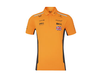 2024 McLaren L. Norris Short Sleeve Polo Heren